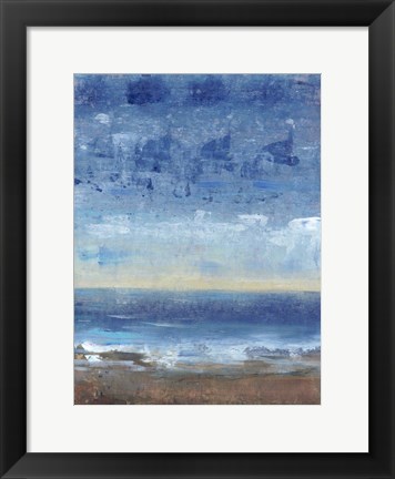 Framed Calm Surf II Print