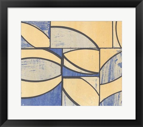 Framed Indigo Complement II Print