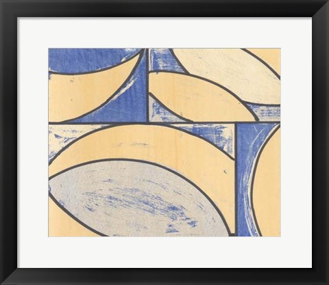 Framed Indigo Complement IV Print