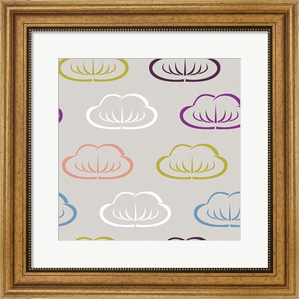 Framed Clouds II Print