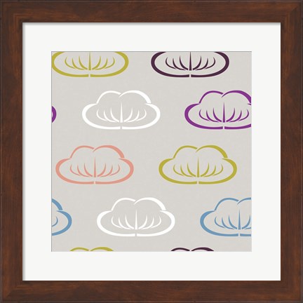 Framed Clouds II Print