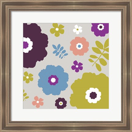 Framed Sweet Floral III Print