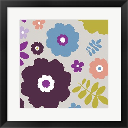 Framed Sweet Floral IV Print