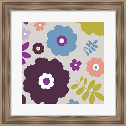 Framed Sweet Floral IV Print