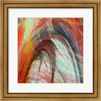 Framed String Tile II Print