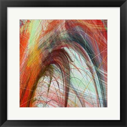 Framed String Tile II Print