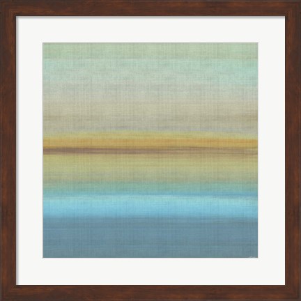 Framed Beach Layers I Print