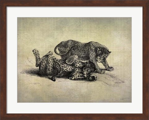 Framed Big Cats II Print