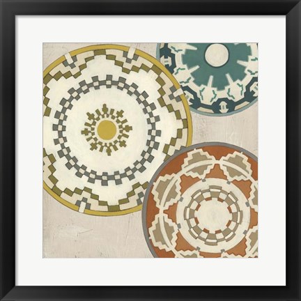 Framed Basket Motif II Print