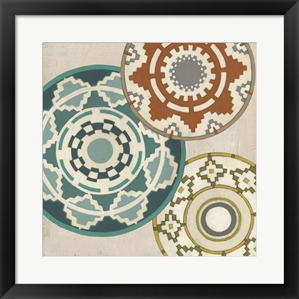 Framed Basket Motif III Print