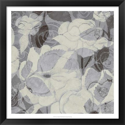 Framed Grey Garden II Print