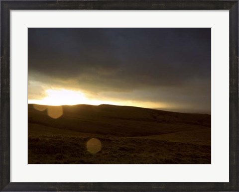 Framed Stormy Sunset I Print