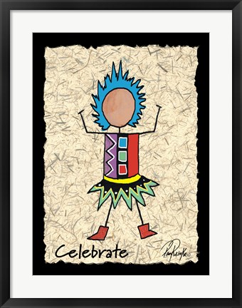 Framed Celebrate Print