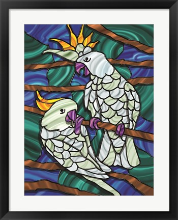 Framed Parrot C Print