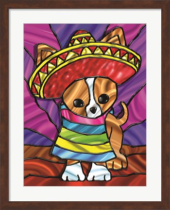 Framed Sombrero 3 Print