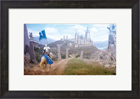 Framed Knights Journey Print