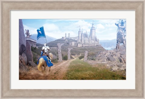 Framed Knights Journey Print