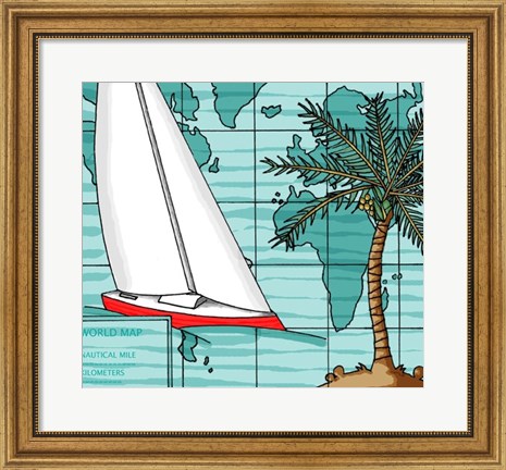 Framed Ocean Breeze Print