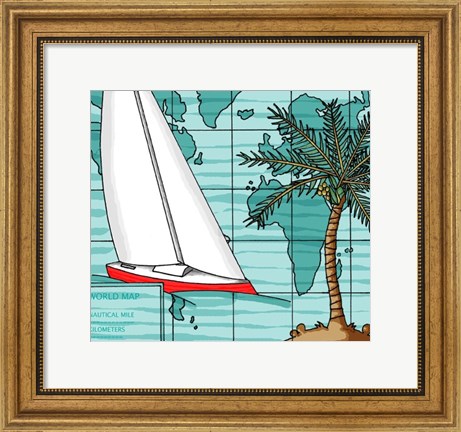 Framed Ocean Breeze Print