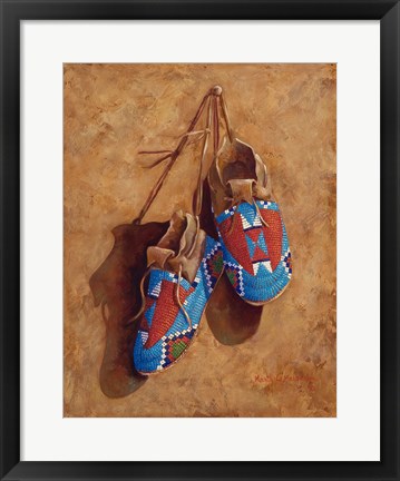 Framed Child&#39;s Footsteps Print