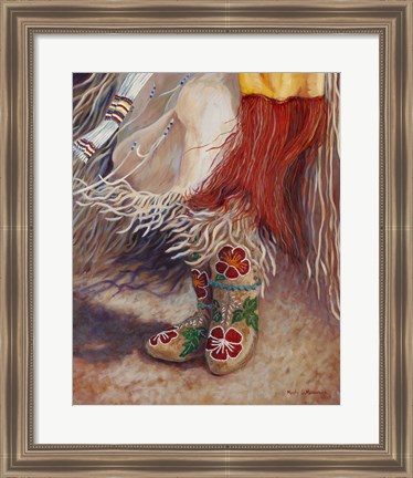 Framed Dancing Moccasins Print