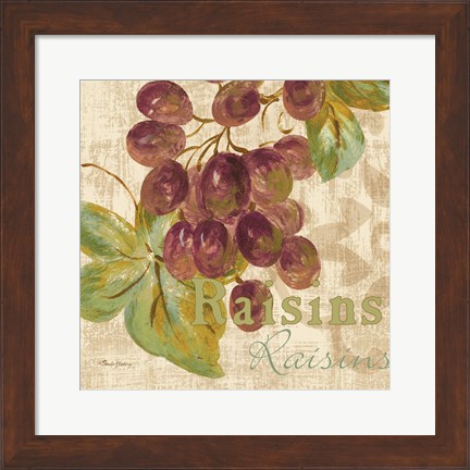 Framed Rustic Fruit II Print