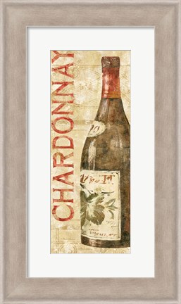 Framed Wine Stucco I Print