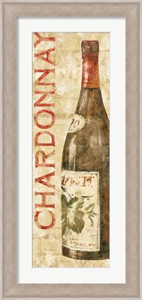 Framed Wine Stucco I Print