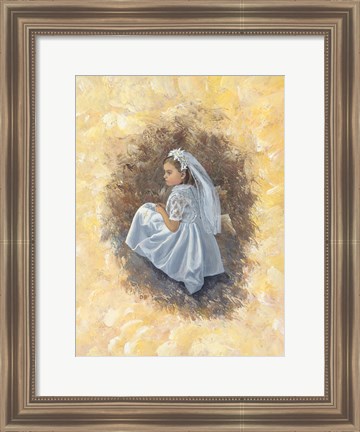 Framed First Communion 1 Print