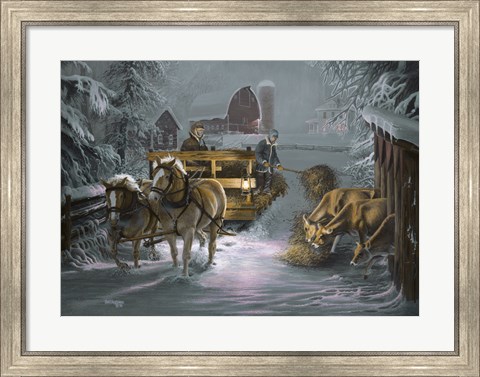 Framed Snow Bound Print