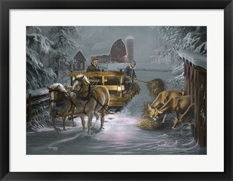 Framed Snow Bound Print