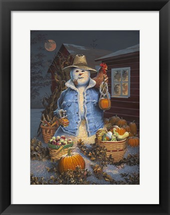 Framed Autumn Gathering Print