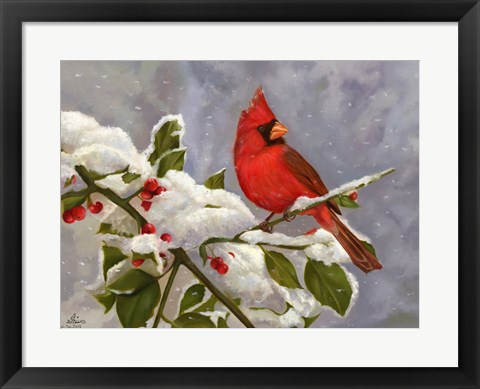 Framed Cardinal Print