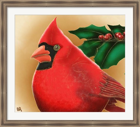 Framed Cardinal Print