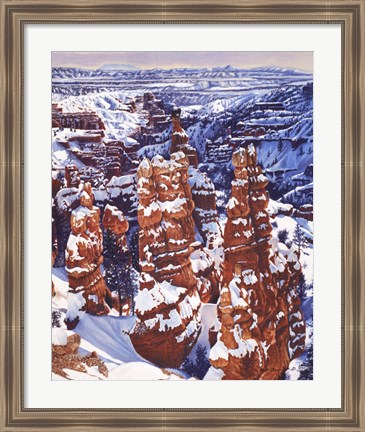 Framed Turned to Stone Bryce Print