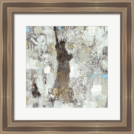 Framed Statue of Liberty Neutral Print