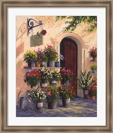 Framed Fleurs de Paris Print