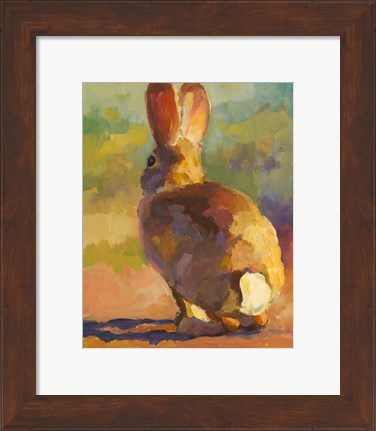 Framed Backdoor Bunny Print