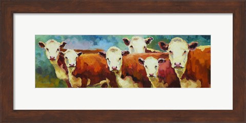 Framed Cattle Call Print