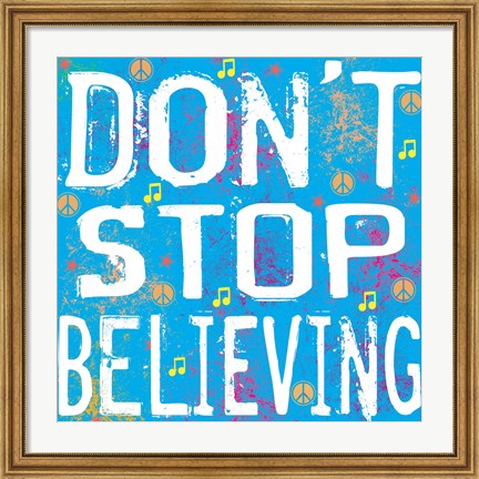 Framed Believing Print