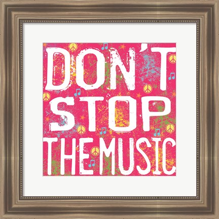 Framed Music Print