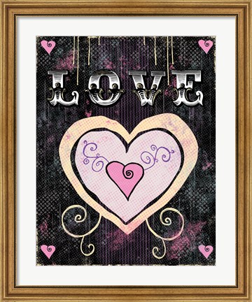 Framed Heart - Love Print