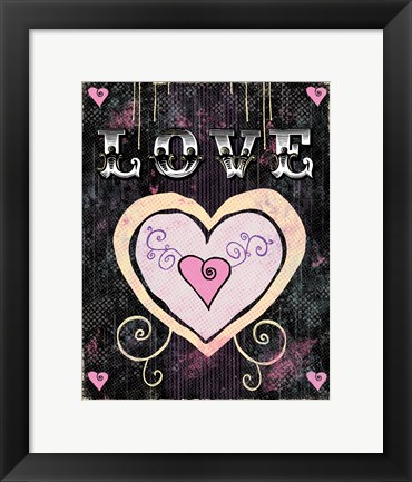 Framed Heart - Love Print