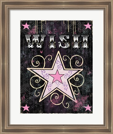 Framed Star - Wish Print