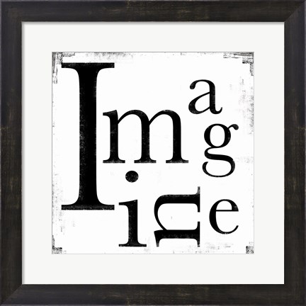 Framed Imagine 3 Print