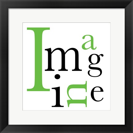 Framed Imagine 4 Print