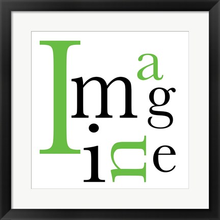 Framed Imagine 4 Print