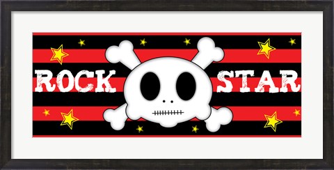 Framed Rock Star 1 Print