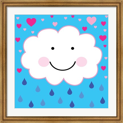 Framed Rain Cloud 1 Print