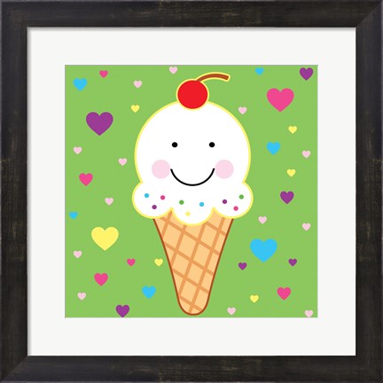 Framed Icecream Print